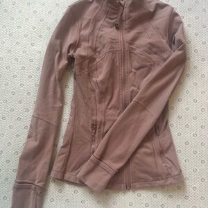 Lululemon Athletica Pink and Cream Utility Jacket